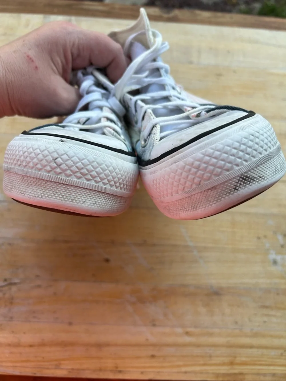 Converse High Top Picnic Patchwork Lifted Youth Sneaker Shoes Size 6